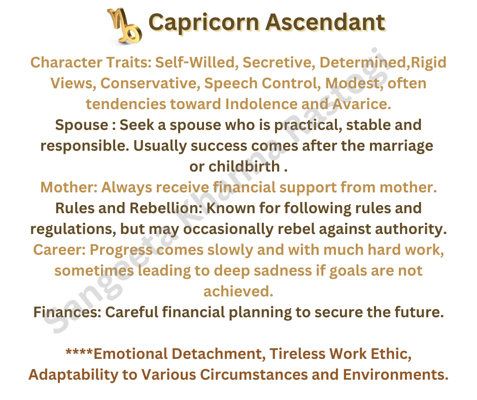 Capricorn-Ascendant