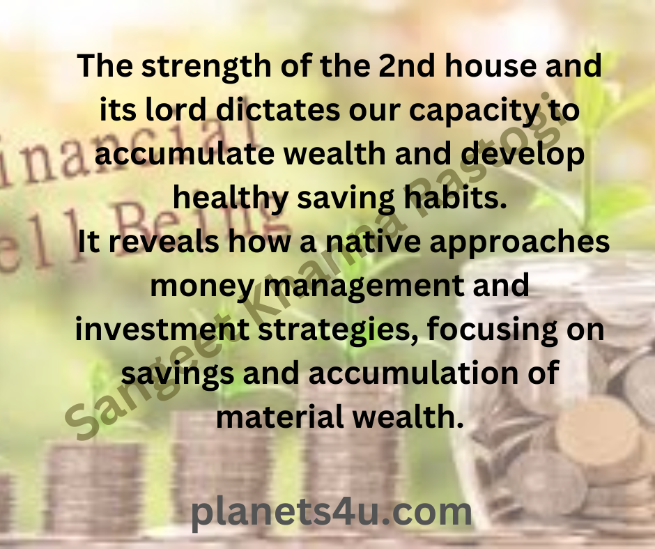 Investments: Influence of the 2nd House on Investments