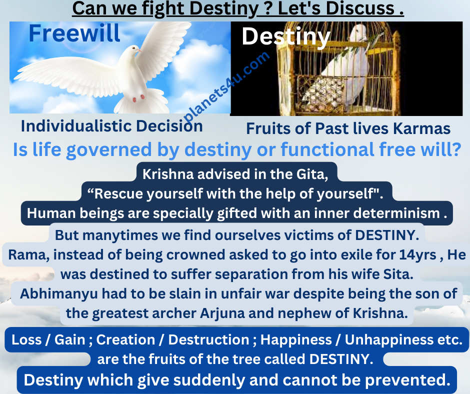 Destiny and Freewill