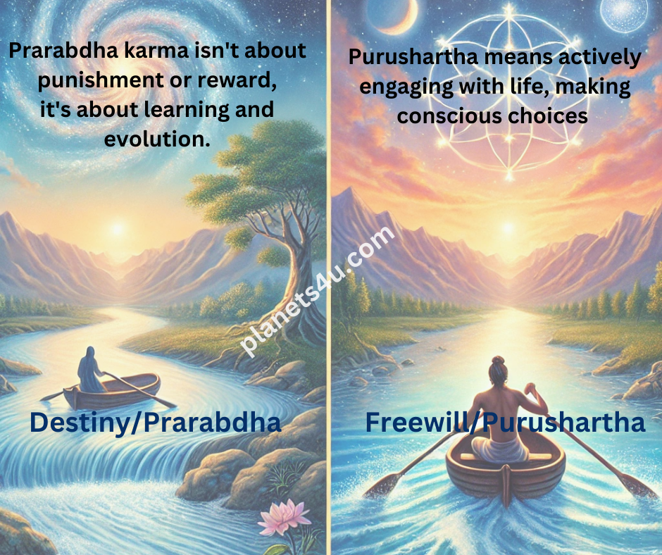  The Interplay,Destiny(prarabdha) and Freewill(Purushartha)