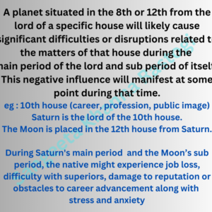 DASHA Lord and The Hidden Dangers of Planets in 8th and 12th Houses from DaSHA Lord.