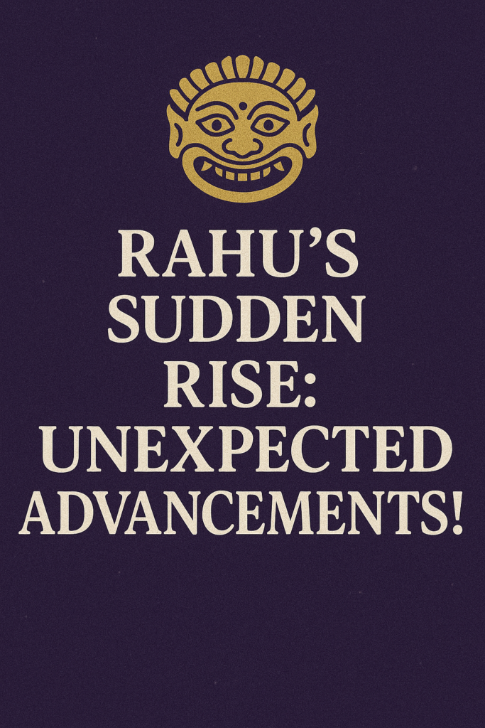 Rahu's Sudden Rise: Unexpected Advancements!