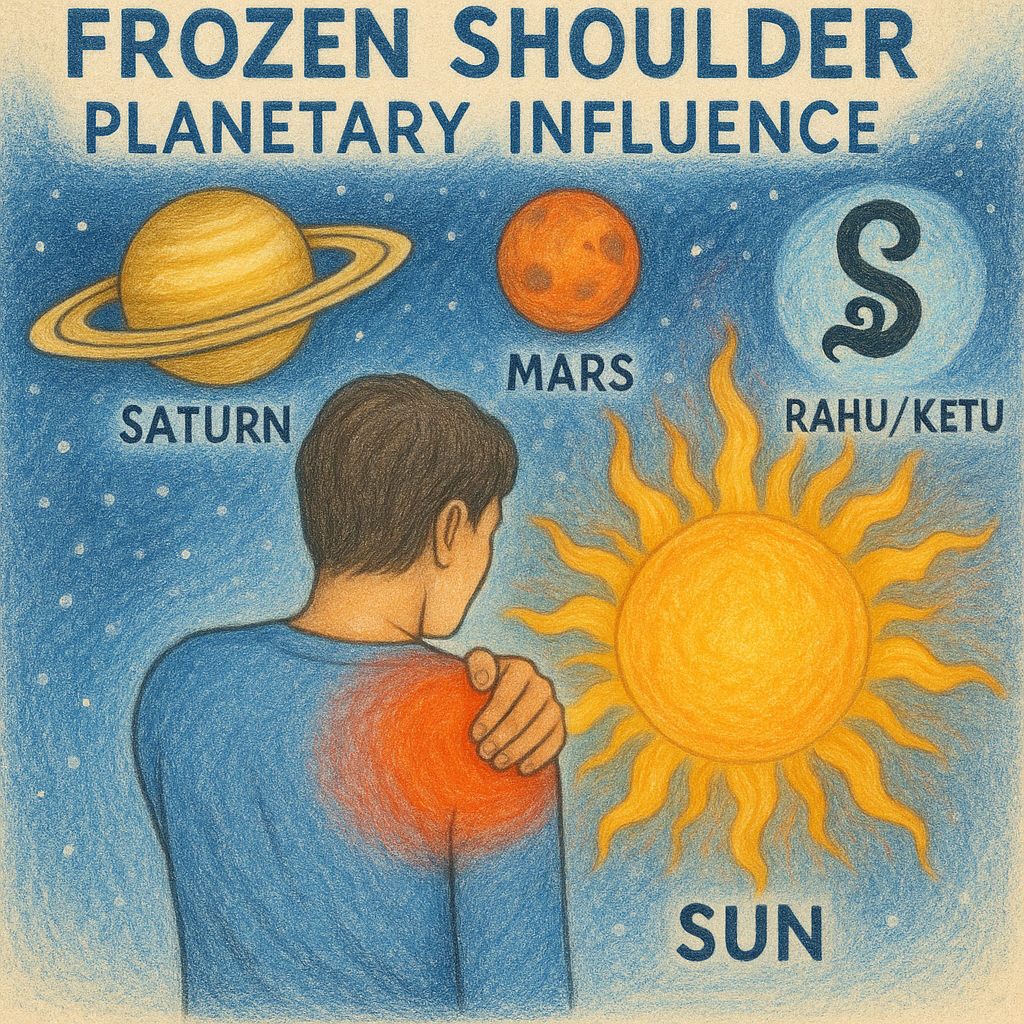 Frozen Shoulder and Planetary Influence in Medical Astrology