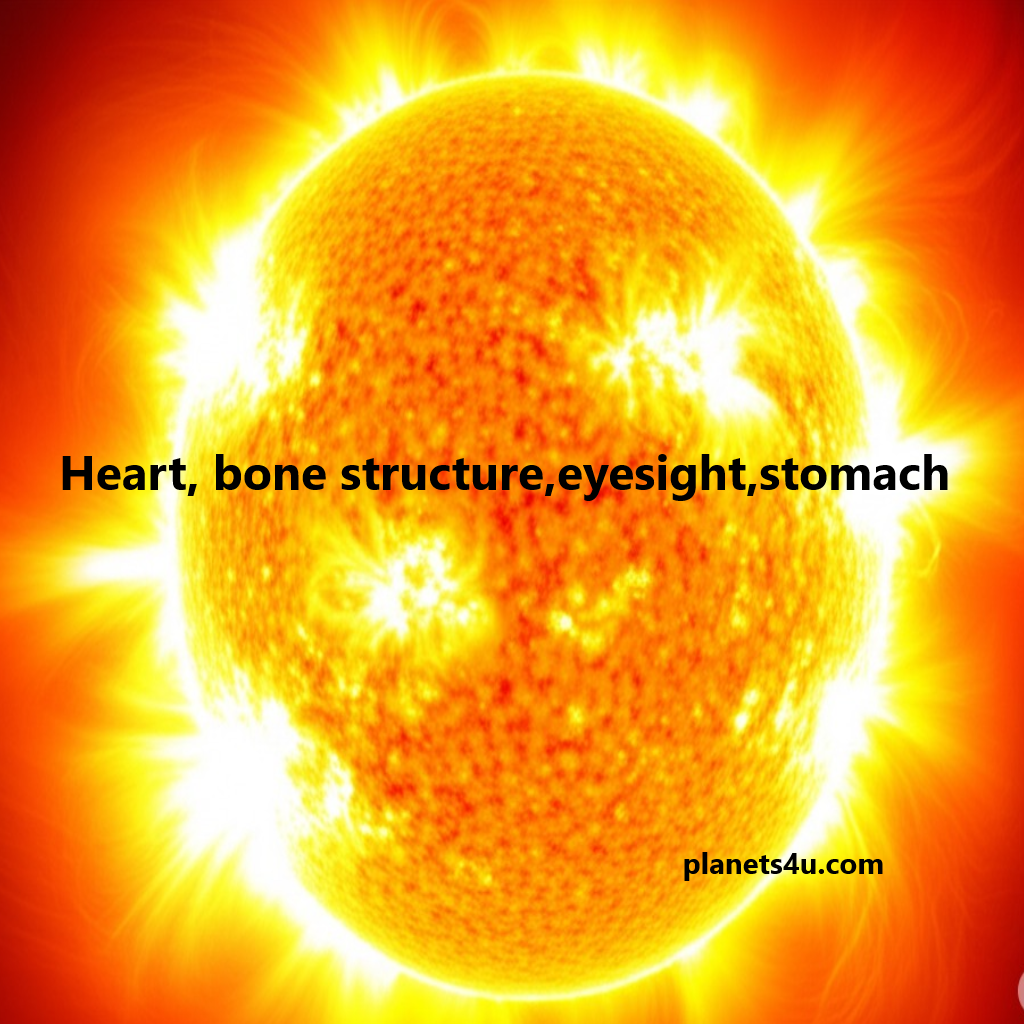 The Sun and body parts