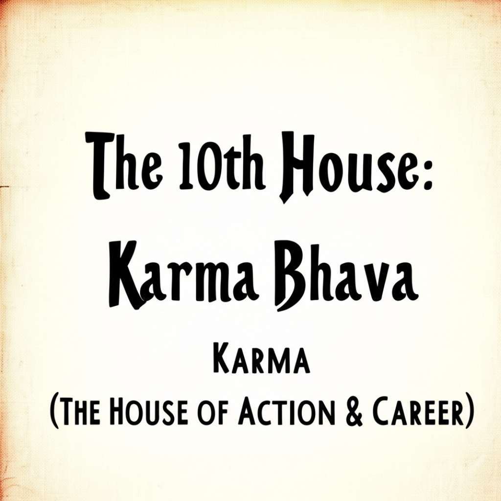 The 10th House: Karma Bhava (The House of Action & Career)