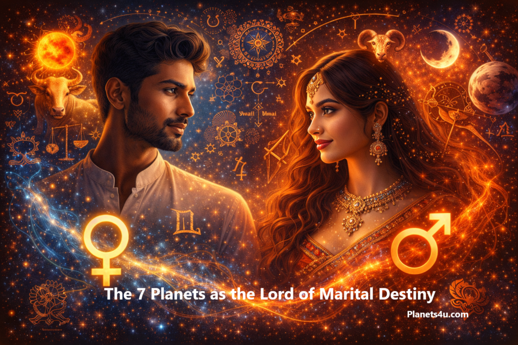 The 7 Planets as the Lord of Marital Destiny